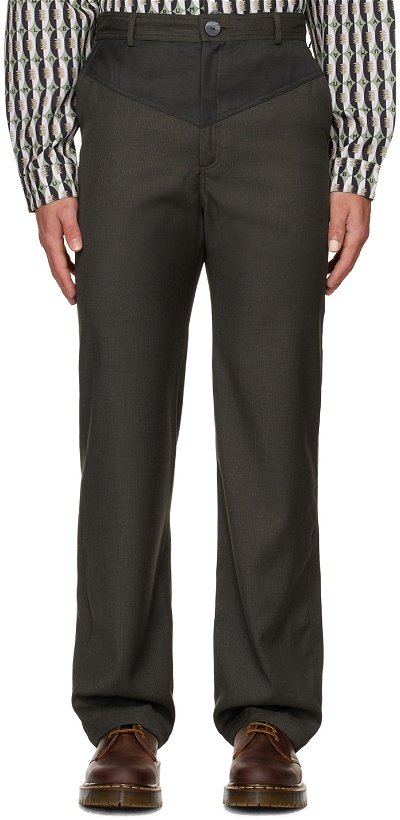 Photo: Labrum Gray Striped Trousers