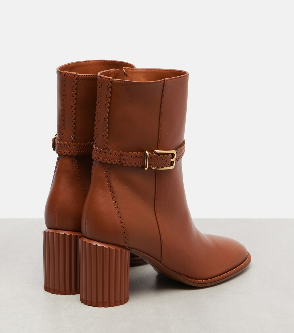 Zimmermann Eddie 70 leather ankle boots