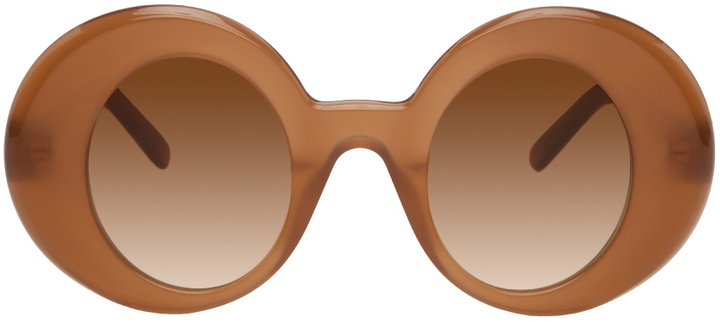 Photo: Loewe Brown Round Sunglasses