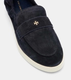 Tory Burch Double T suede loafers