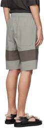 Craig Green Gray Barrel Shorts