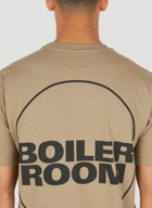 Logo Print T-Shirt in Brown