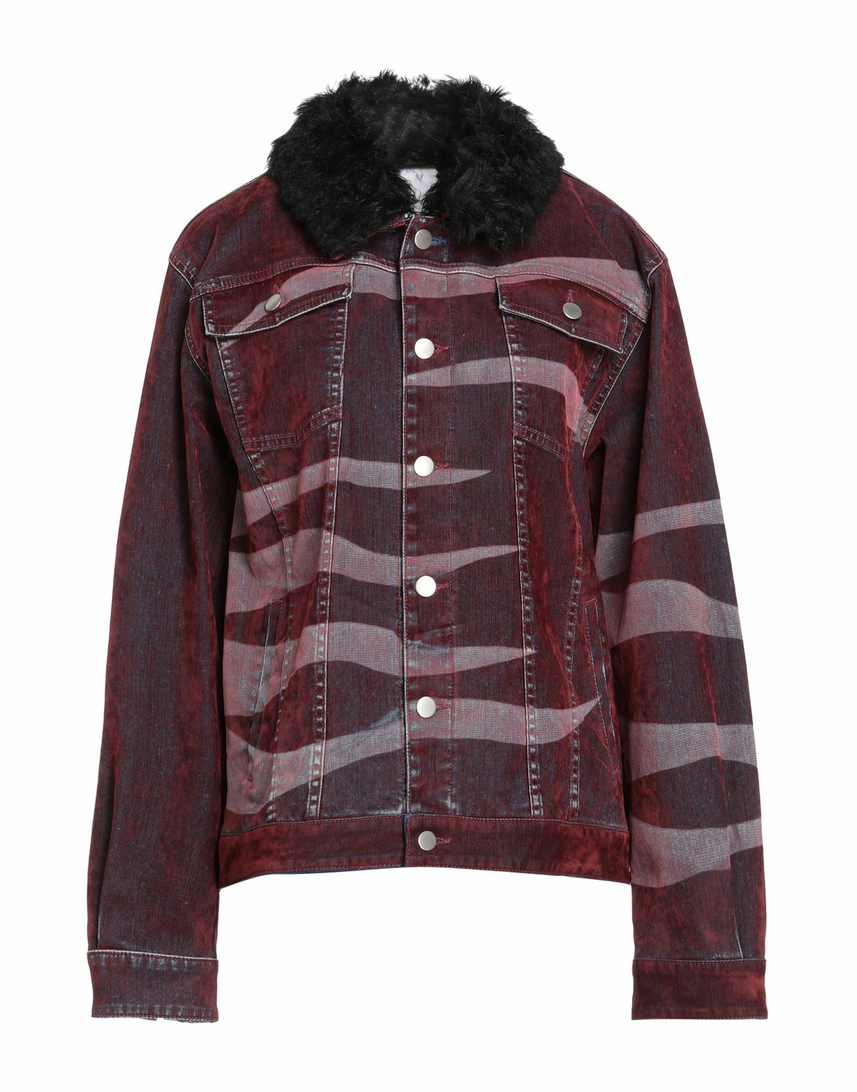 Koché Womens Denim outerwear Garnet