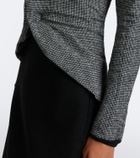Junya Watanabe Houndstooth wool-blend jacket