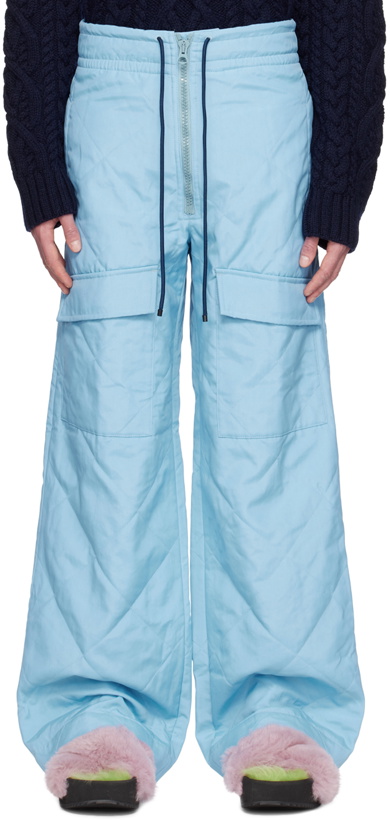 Photo: Dries Van Noten Blue Perry Cargo Pants