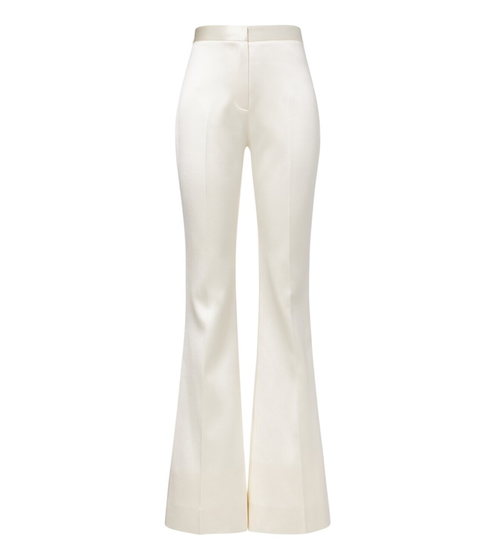 Photo: Danielle Frankel Bridal Daulton wool and silk flared pants
