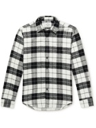 Portuguese Flannel - Colorado Checked Cotton-Flannel Shirt - Black