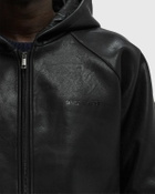 Daily Paper Pu scuba jacket Black Mens Bomber Jacket