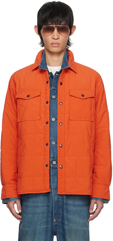 Photo: RRL Orange Quilted Jacket