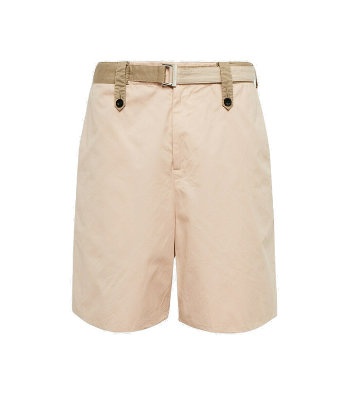 Photo: Sacai - Cotton chino shorts
