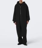 Rick Owens Gimp Wide Mac cotton overcoat