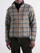Moncler Grenoble - Reversible Checked Shell-Trimmed Fleece Padded Jacket - Multi