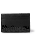 ALEXANDER MCQUEEN - Logo-Print Leather Cardholder