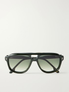 Jacques Marie Mage - Leonard Aviator-Style Acetate Sunglasses