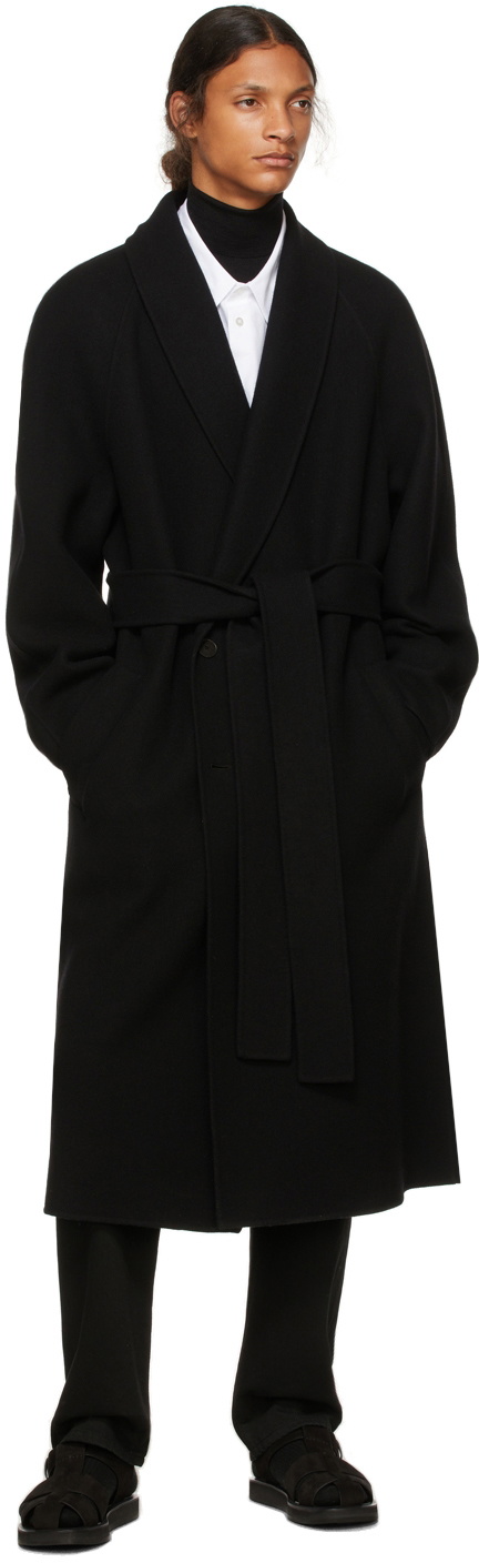 The Row Black Ferro Coat The Row