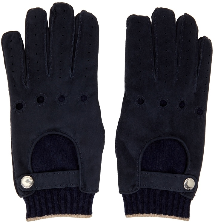 Photo: Brunello Cucinelli Suede & Cashmere Gloves