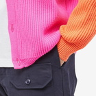 Garbstore Men's Neon Beacon Cardigan in Pink