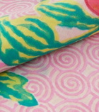 Lisa Corti Camelia Magenta set of 4 napkins