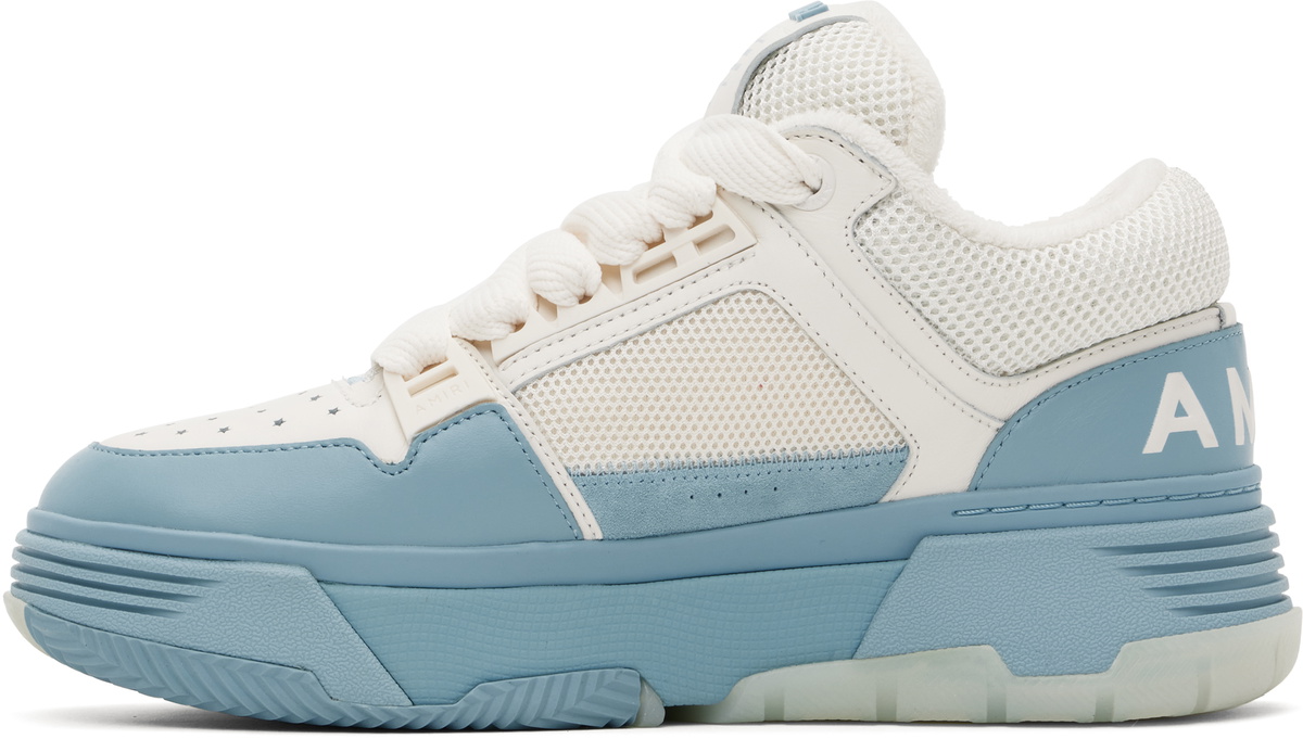 AMIRI White & Blue MA-1 Sneakers Amiri