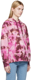 AMI Alexandre Mattiussi Pink Cotton Hoodie