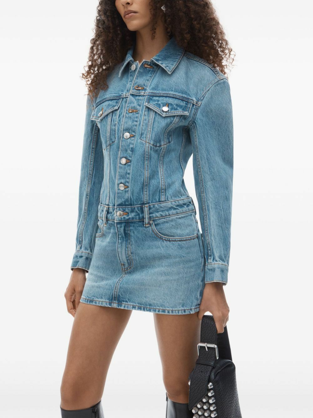 Alexander Wang Blue Denim Dress Alexander Wang