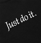 Nike - JDI Logo-Print Cotton-Jersey T-Shirt - Black