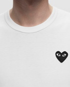 Comme Des Garçons Play T Shirt Black Knit White - Mens - Shortsleeves