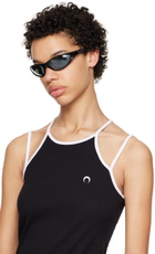 Marine Serre Black Vuarnet Edition Injected Visionizer Sunglasses