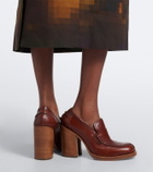 Dries Van Noten Leather loafer pumps