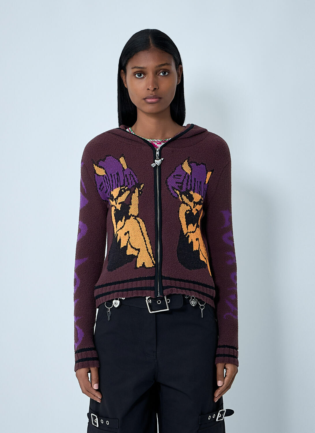 Chopova Lowena Tammie Jo Zip-Up Cardigan