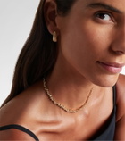 Yvonne Léon Collier Riviere Escargots 9kt gold necklace with diamonds