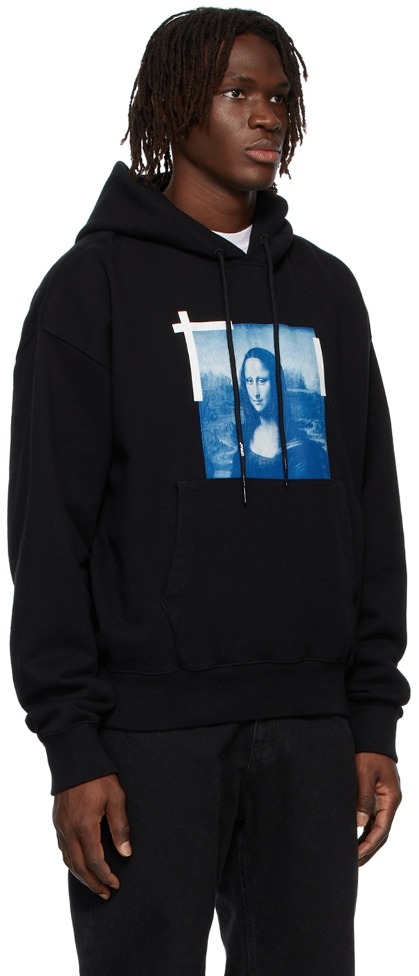 MONALISA OVER HOODIE in black