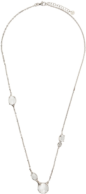 Photo: Alan Crocetti Silver Droplet Necklace