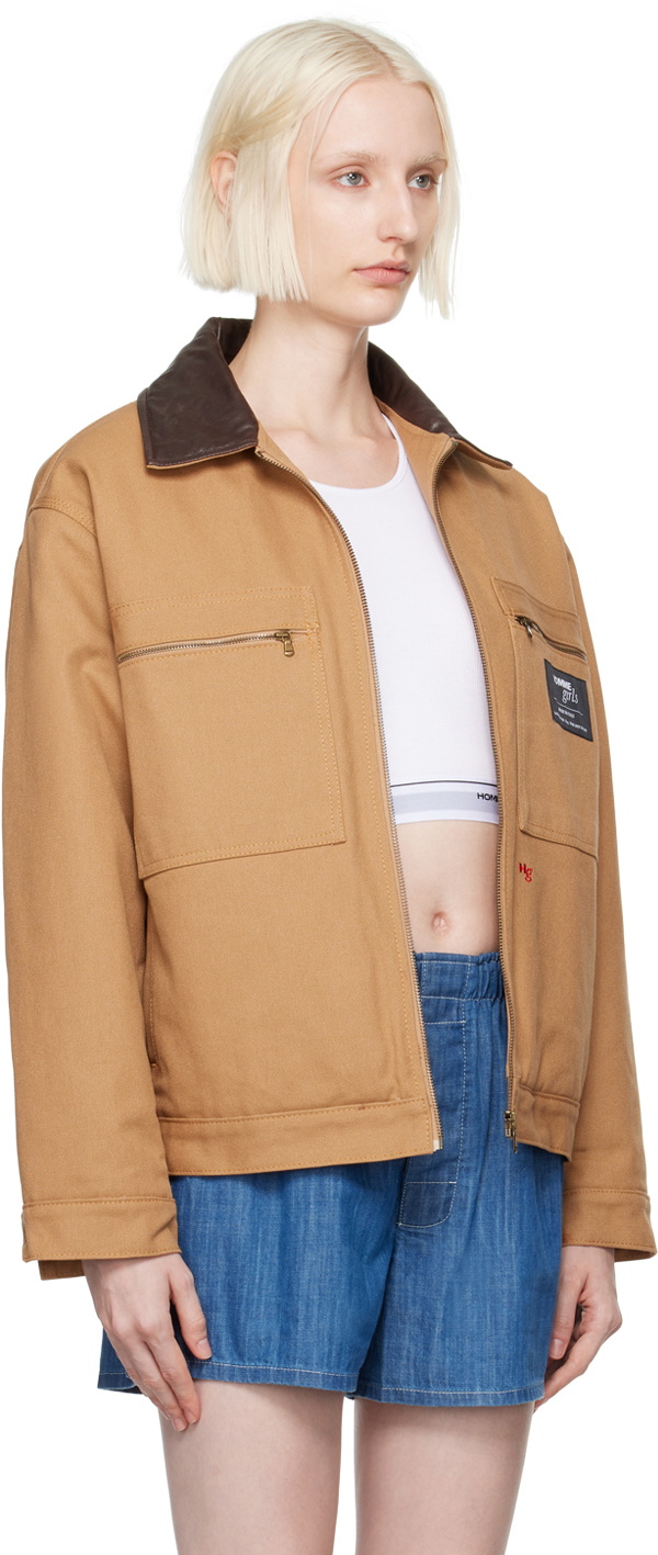 HommeGirls Beige Work Jacket