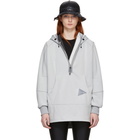 and Wander White Bonding Mesh Hoodie