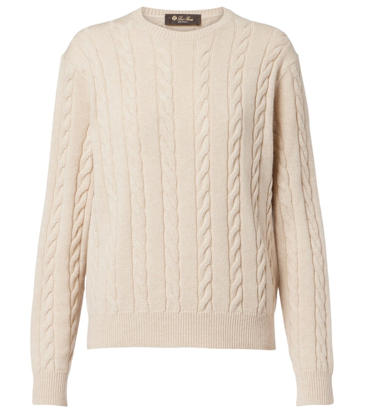 Photo: Loro Piana Cedar cable-knit cashmere sweater