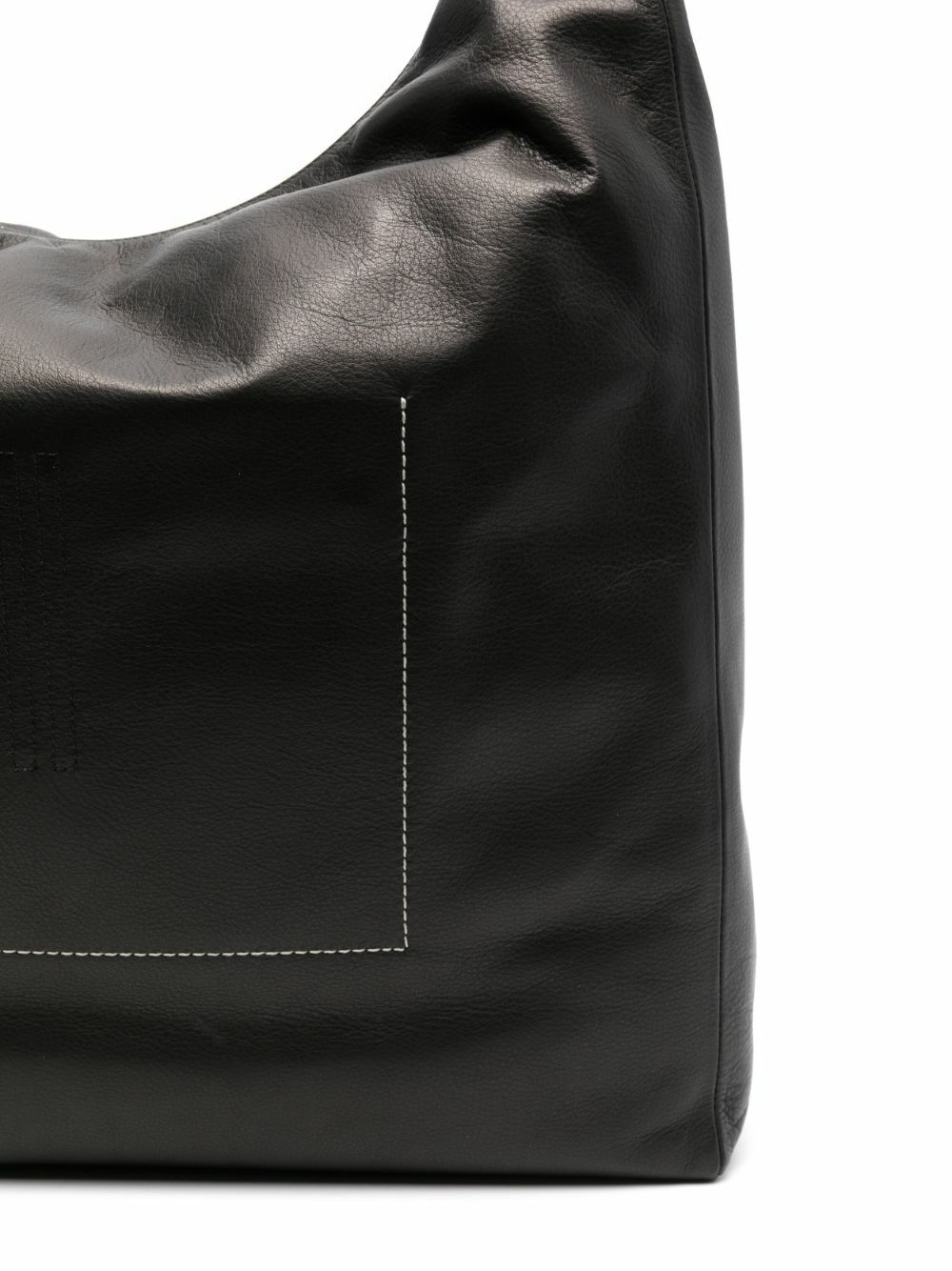 Rick Owens Black Cerberus Leather Shoulder Bag Rick Owens