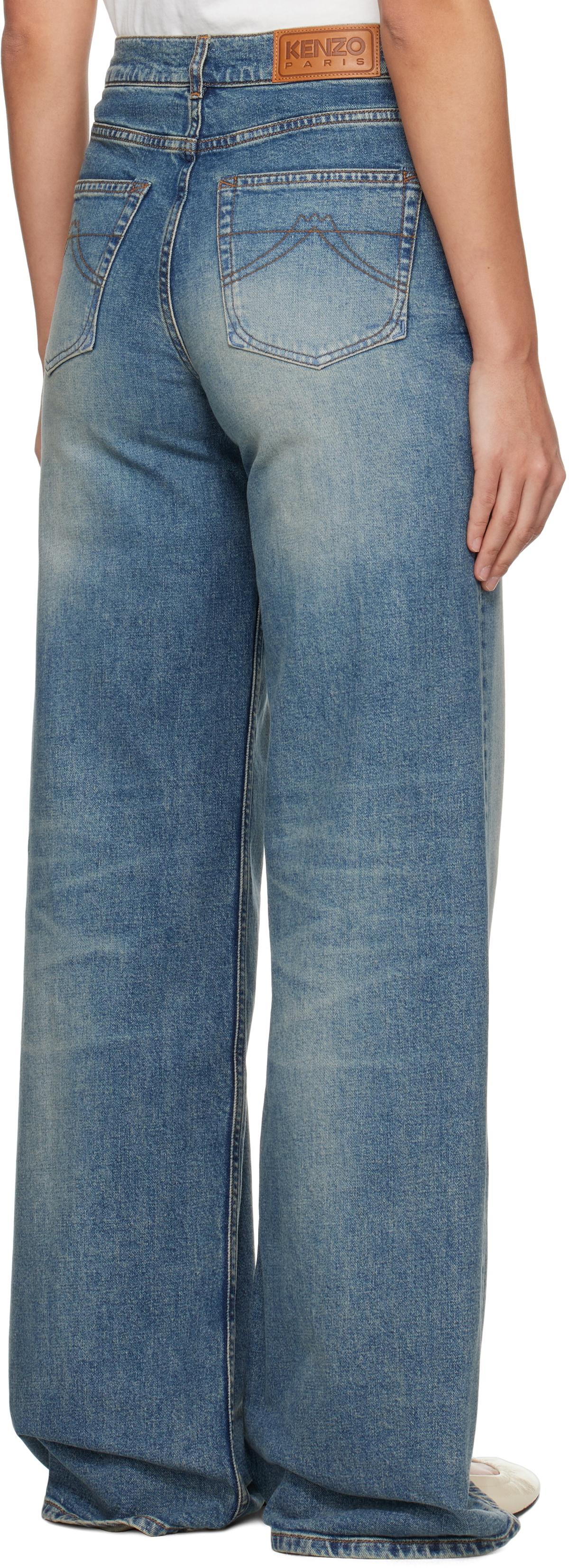 Kenzo Blue Kenzo Paris Ayame Jeans