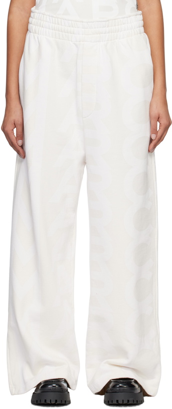 Photo: Marc Jacobs White 'The Monogram' Lounge Pants