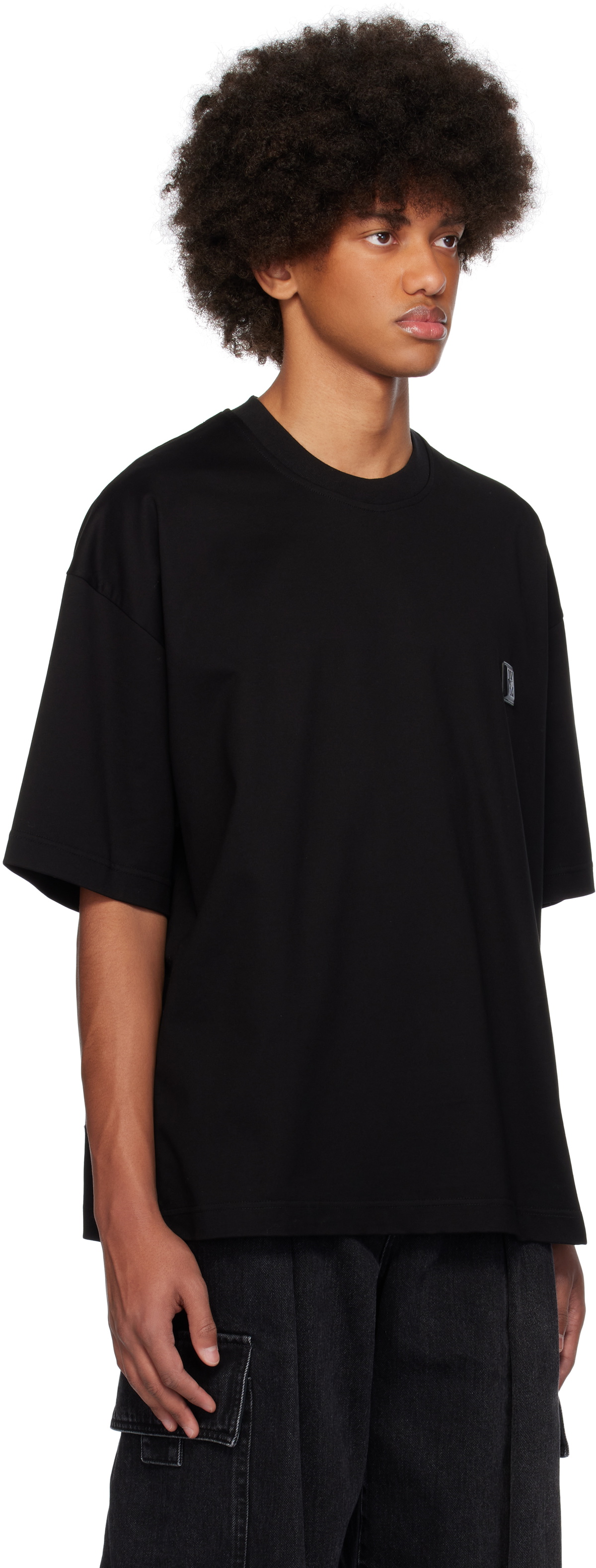 WOOYOUNGMI Black City Graphic T-shirt Wooyoungmi