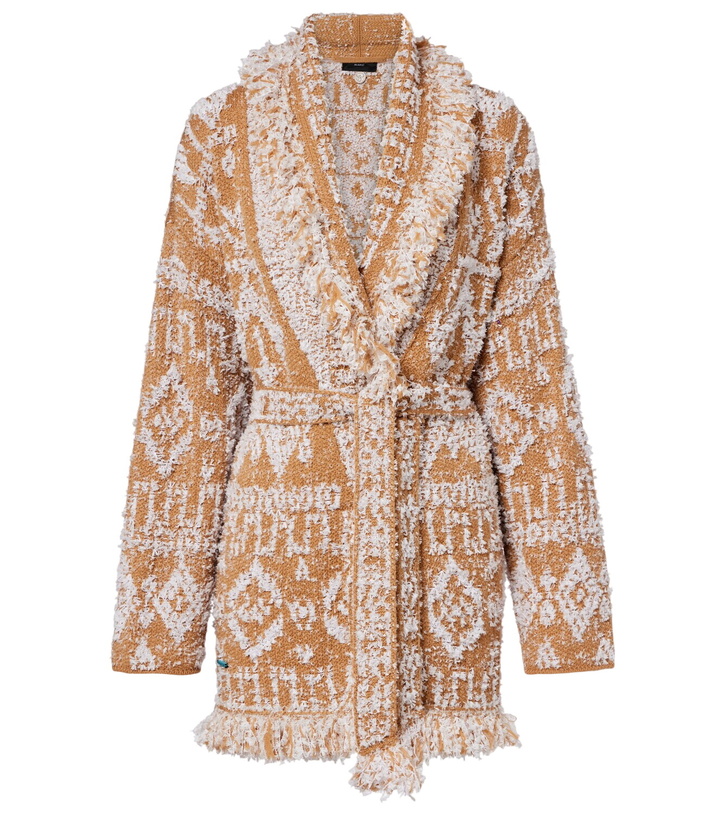 Photo: Alanui Send Beat wool-blend cardigan