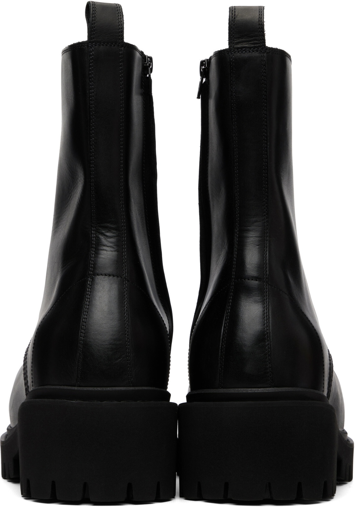 Balenciaga Black Stomper Boots