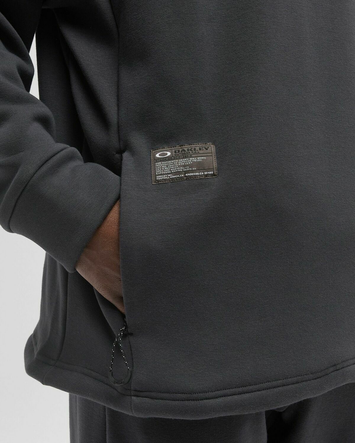 OAKLEY FGL SLICK FLEECE HOODIE 2.7 Black Mens Hoody Oakley OAKLEY FGL SLICK FLEECE HOODIE 2.7 Black Mens Hoody Oakley