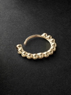 MARIA TASH - Granulated 14-Karat Gold Single Hoop Earring