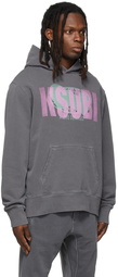 Ksubi Grey Deranged Kash Hoodie