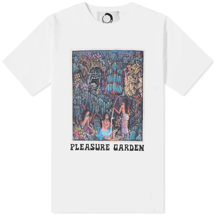 Photo: Endless Joy Men's Pleasure Garden T-Shirt in White