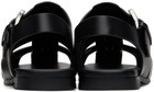 Bottega Veneta Black Alfie Sandals