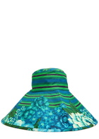 Alemais Margo Striped Twill sun hat - Multicoloured - One Size