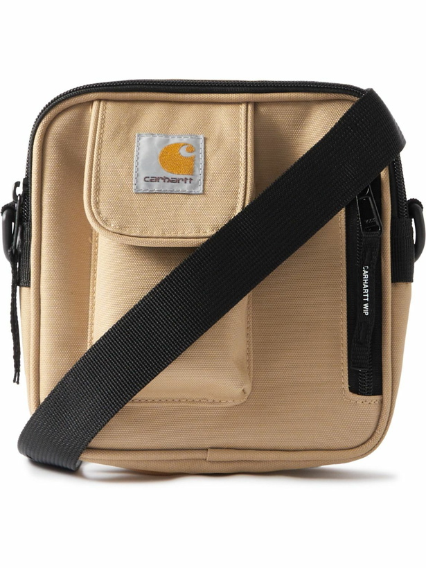 Photo: Carhartt WIP - Essentials Small Logo-Appliquéd Recycled-Canvas Messenger Bag