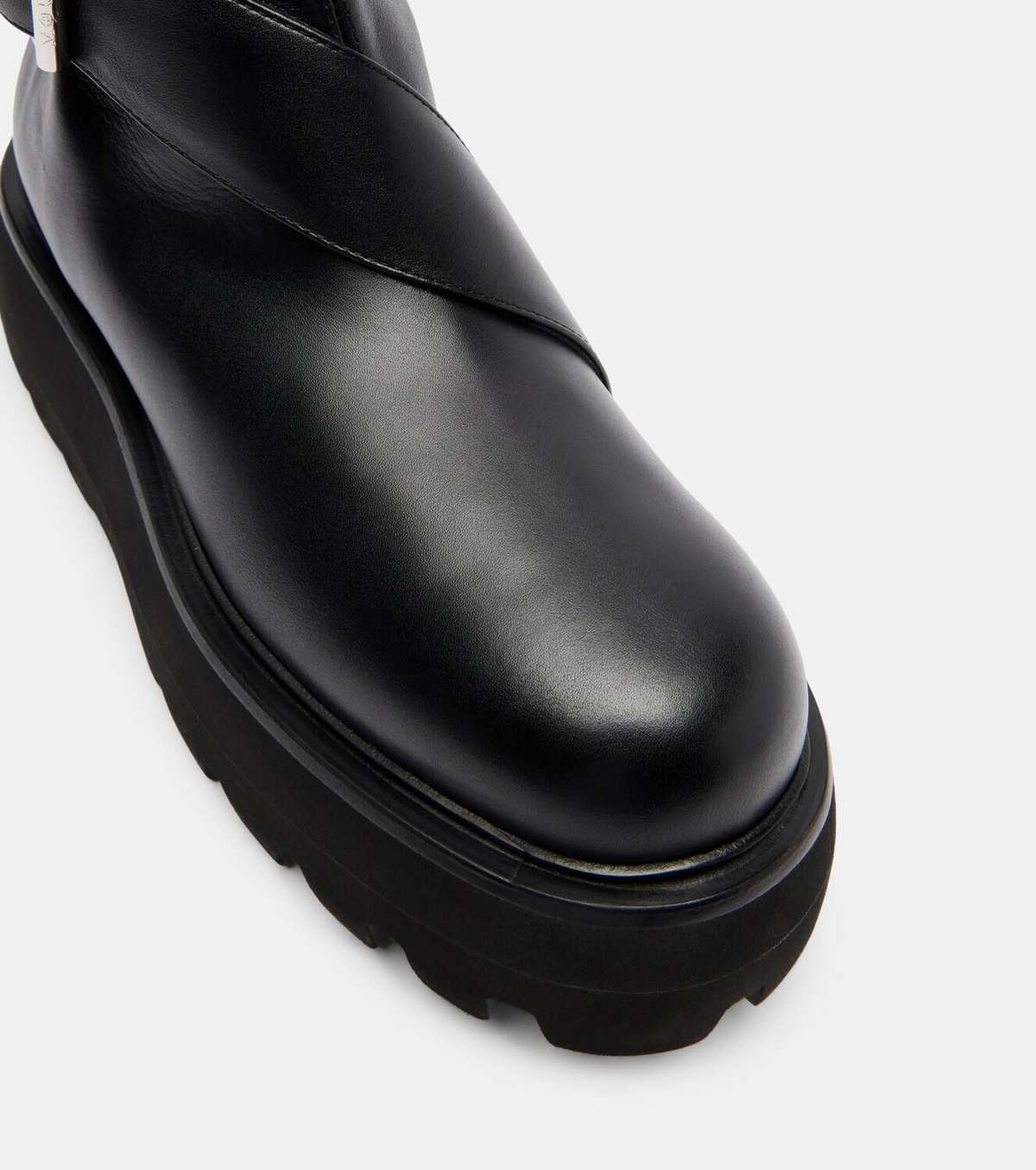 McQueen Leather knee-high boots